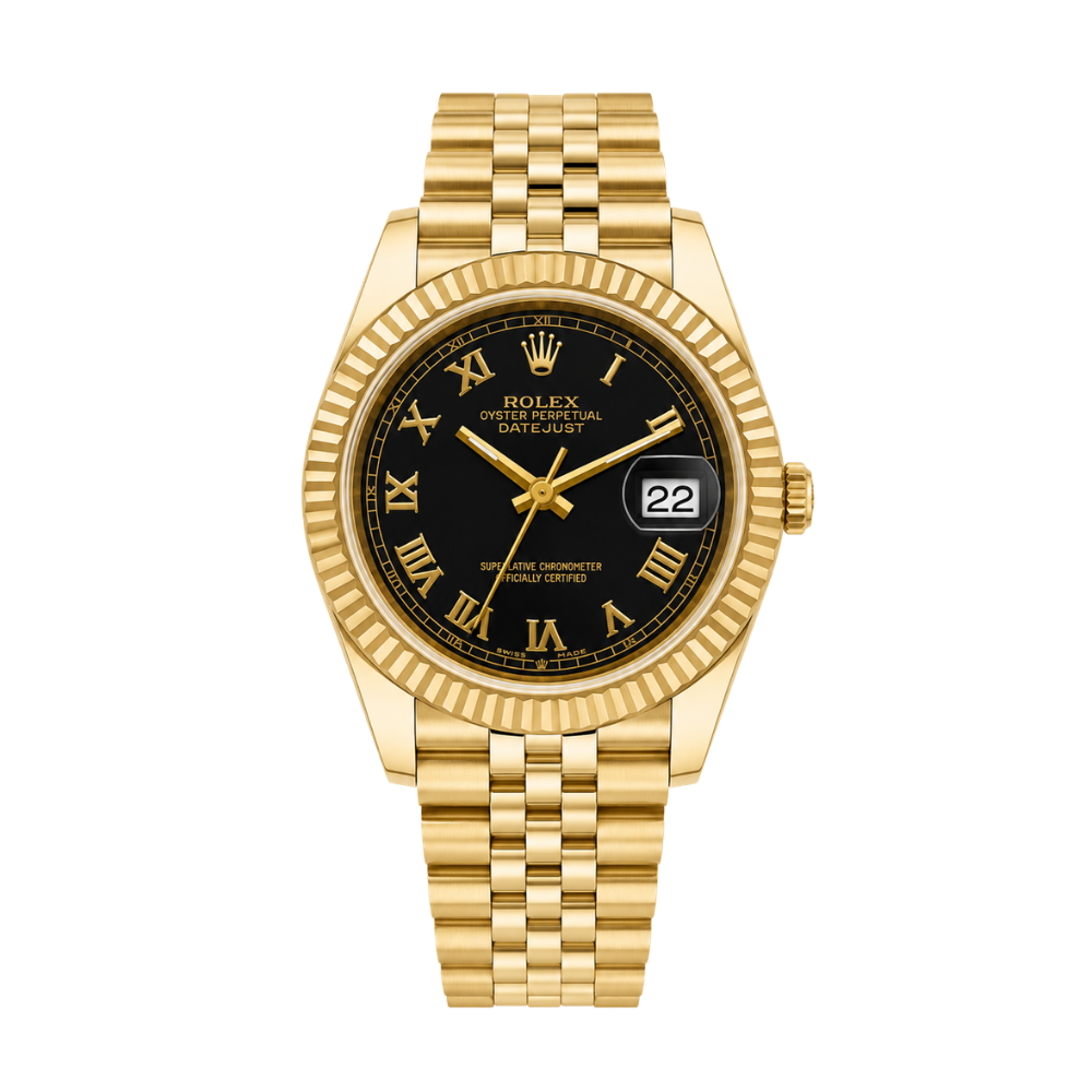 RELOJ ROLEX "DATEJUST DORADO/NEGRO"