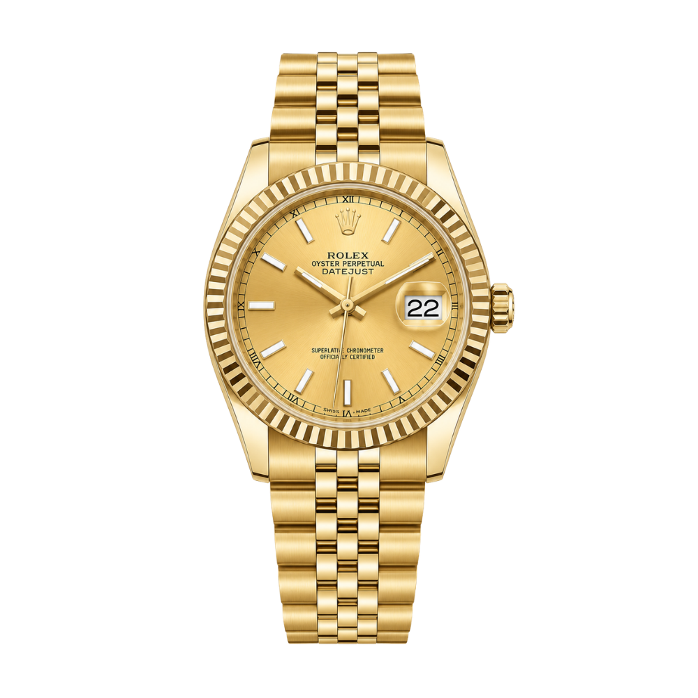 RELOJ ROLEX "DATEJUST DORADO CHAMPAGNE"
