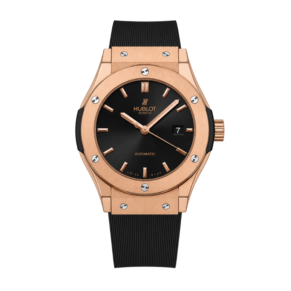 RELOJ HUBLOT "CLASICO FUSION ORO ROSADO"