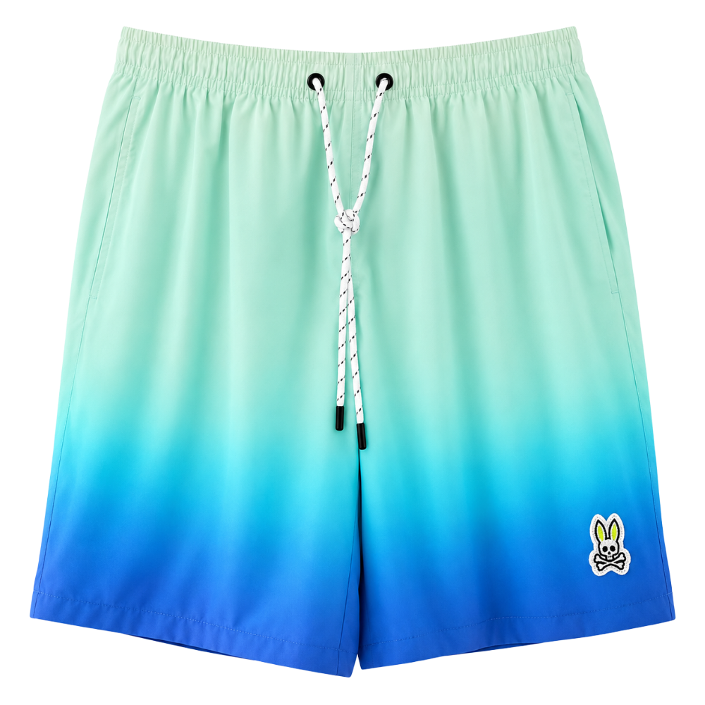 SHORT DE PLAYA PSYCHO BUNNY "AZUL DEGRADADO"