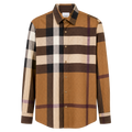 CAMISA BURBERRY "CUADROS MARRON/BEIGE"