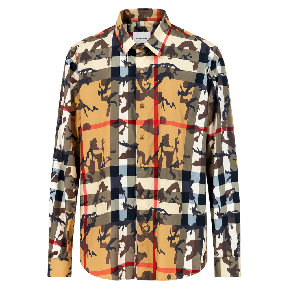 CAMISA BURBERRY "CAMUFLAJE BEIGE"