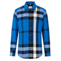 CAMISA BURBERRY "CUADROS AZUL/NEGRO VERSION 2"