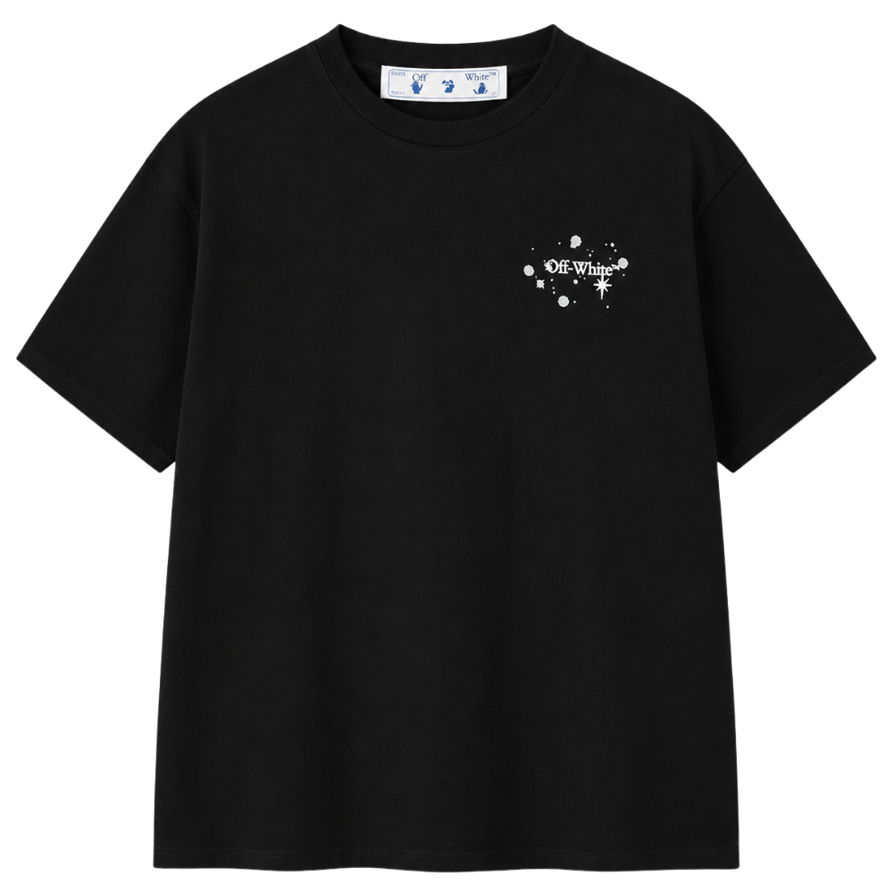 PLAYERA OFF WHITE "NEGRA ESTRELLAS"