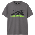 PLAYERA HELLSTAR "GRIS LETRAS VERDES"
