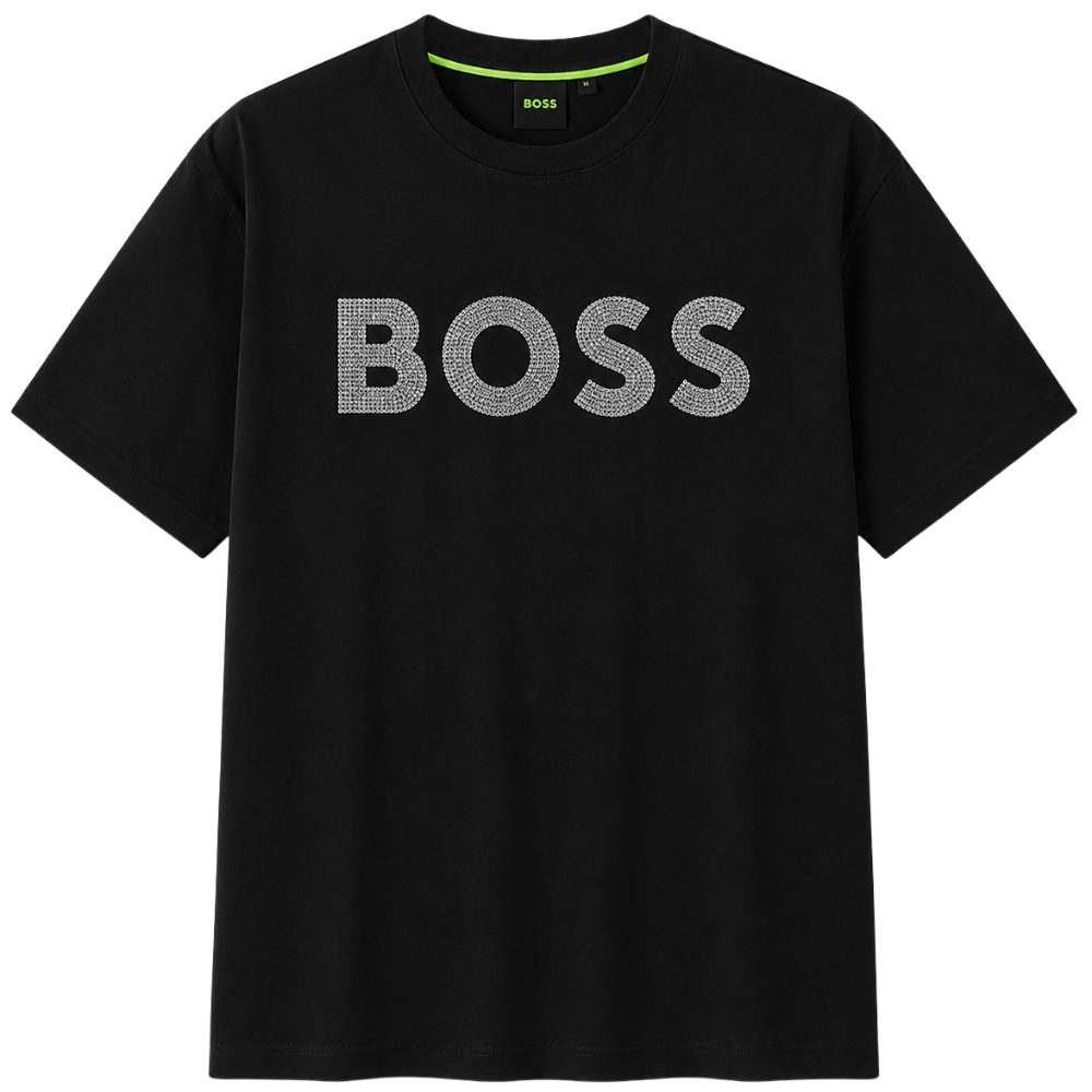 PLAYERA BOSS "NEGRALOGO BRILLO"