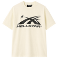 PLAYERA HELLSTAR "BLANCA LOGO NEGRO CLASICO"