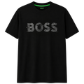 PLAYERA BOSS "NEGRA LETRAS GLITCH"