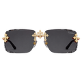 LENTES CARTIER "3 CRUCES DORADAS LENTE OSCURO"