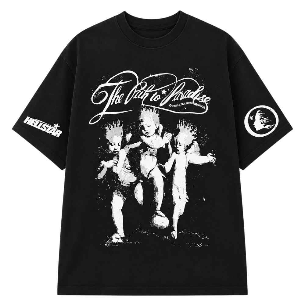 PLAYERA HELLSTAR "NEGRA ANGELES"