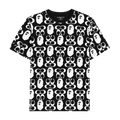 PLAYERA BAPE X COACH "NEGRA MONOGRAMA BLANCO"