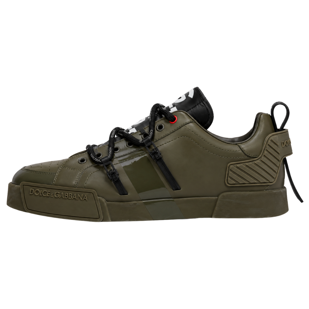 TENIS DOLCE & GABBANA PORTOFINO "CORREA VERDE CAMUFLAJE"