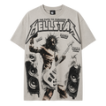 PLAYERA HELLSTAR "JESUS ROCKSTAR BEIGE"