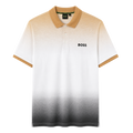POLO BOSS "BLANCO DEGRAGAD0 BEIGE/NEGRO"