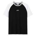 PLAYERA LACOSTE "CURSIVA NEGRO/BLANCA"