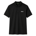 POLO BOSS "NEGRA LETRAS BLANCAS"