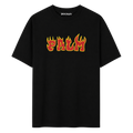 PLAYERA PALM ANGELS "FLAMA NEGRA"