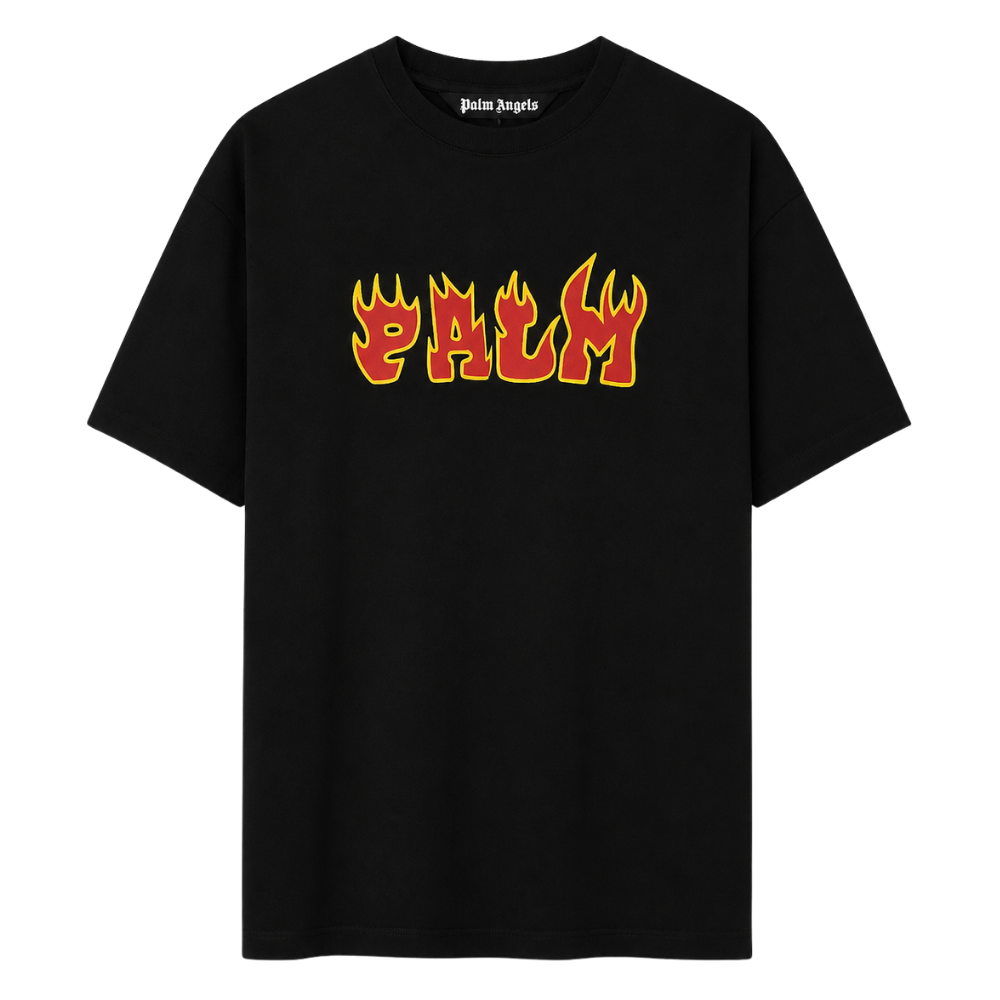 PLAYERA PALM ANGELS "FLAMA NEGRA"