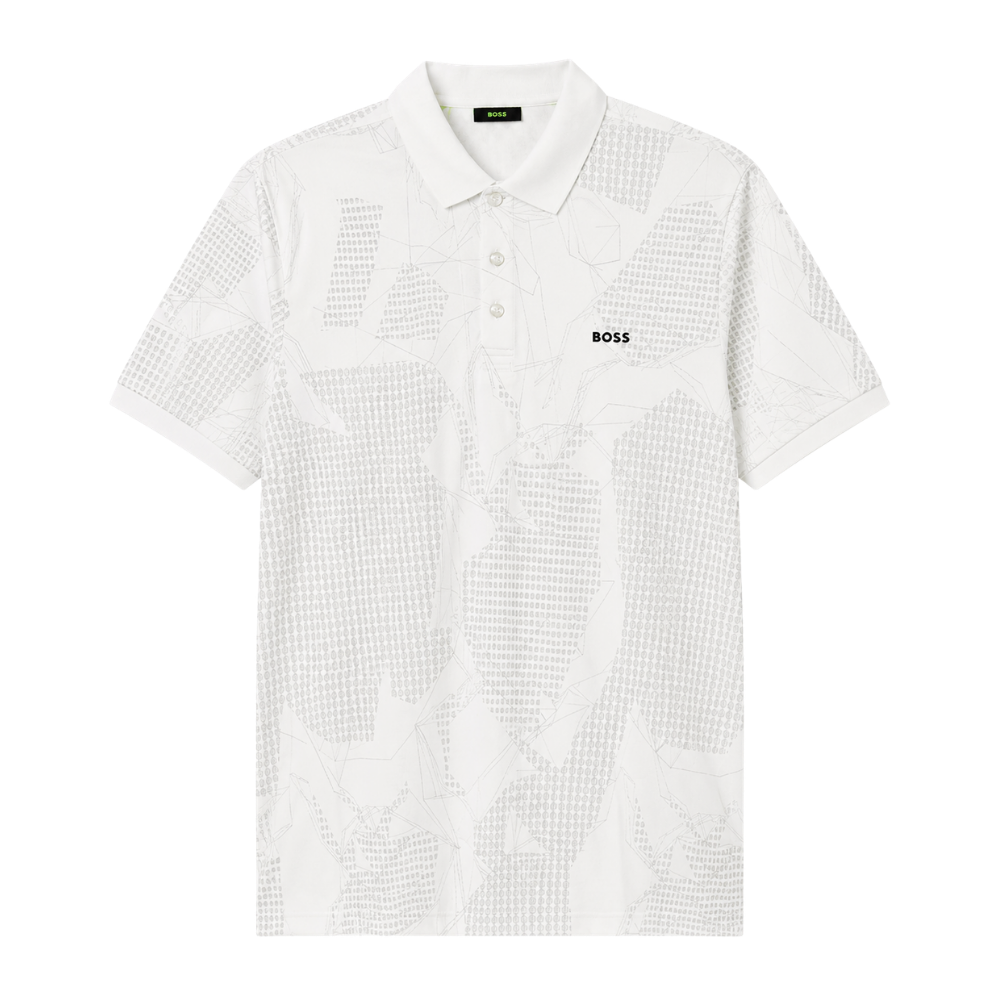 POLO BOSS "BLANCO FIGURAS"