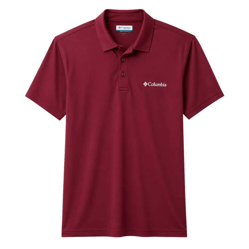 POLO COLUMBIA "CLASICA GUINDA"