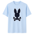 PLAYERA PSYCHO BUNNY "AZUL LOGO CLASICO NEGRO"