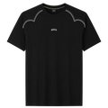 PLAYERA BOSS "NEGRA DETALLES HOMBROS BLANCOS"