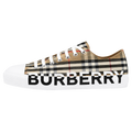 TENIS BURBERRY LOW "LETRAS BEIGE"