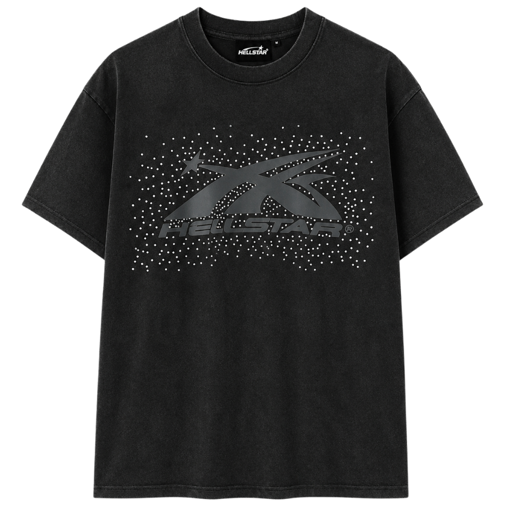 PLAYERA HELLSTAR "GRIS DESLAVADA"