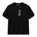 PLAYERA CHROME HEARTS "NEGRA CRUCES DESGASTADO"
