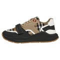 TENIS BURBERRY "RAMSEY PIEL CAFE/BLANCO"