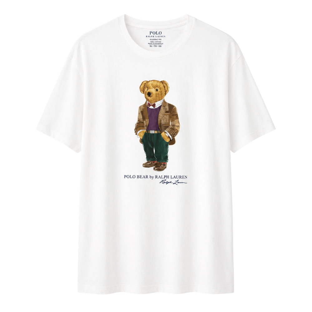 PLAYERA POLO RALPH LAUREN "BLANCA OSO"