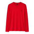 PLAYERA BOSS "ROJA MANGA LARGA"