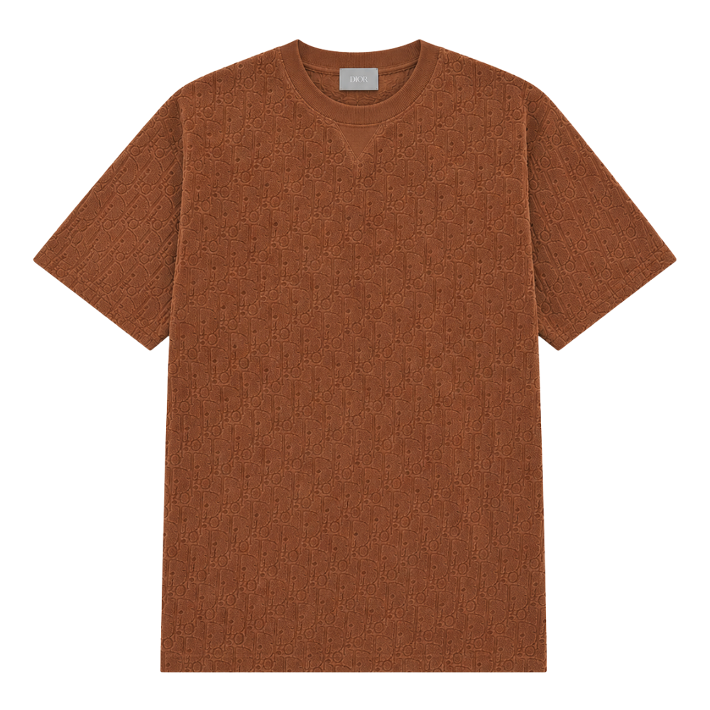 PLAYERA DIOR "MONOGRAMA DIOR CAFÉ"