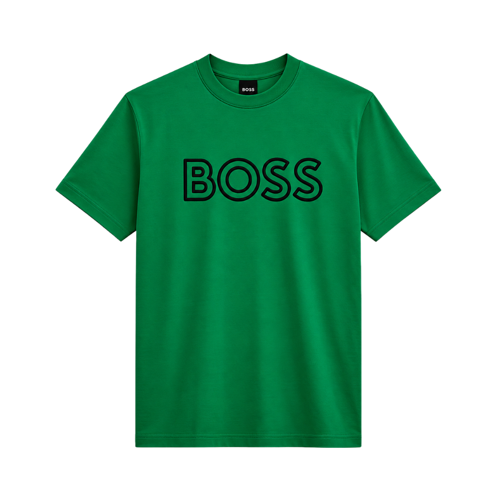 PLAYERA BOSS "VERDE/NEGRO"