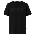 PLAYERA BOSS "NEGRA LOGO DE BRILLOS"