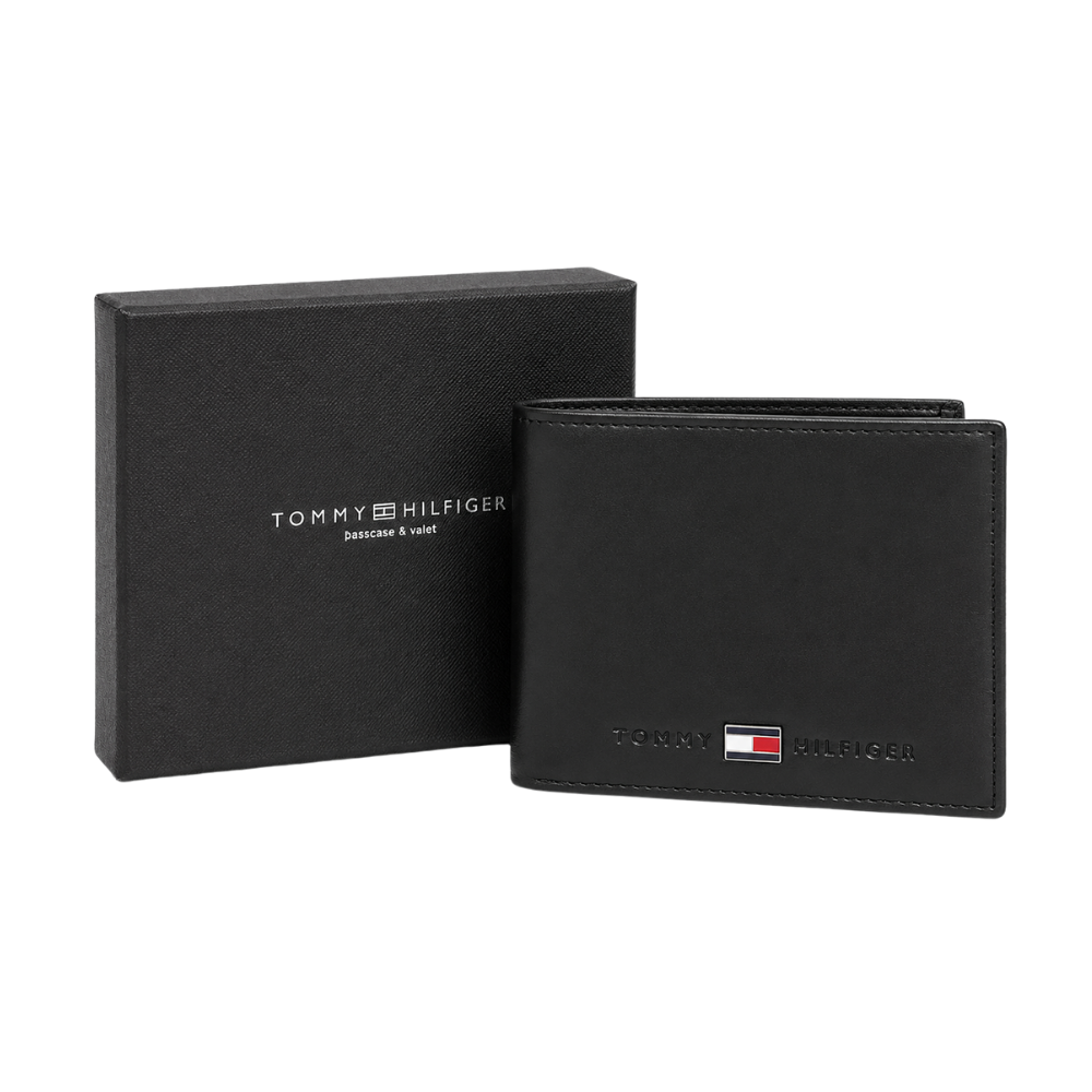 CARTERA TOMMY HILFIGER "NEGRA CLASICA"