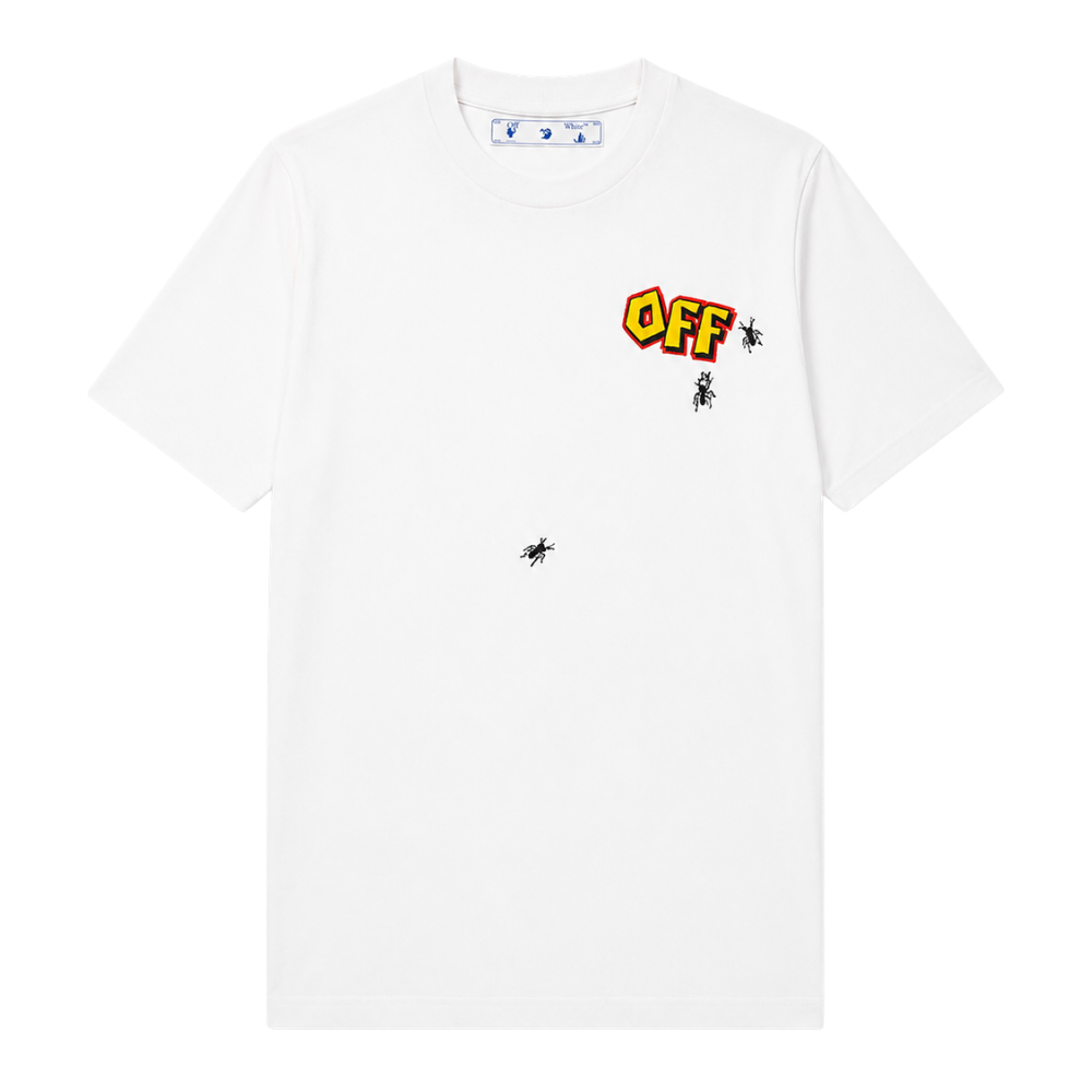 PLAYERA OFF WHITE "BLANCA SPIDER OFF"