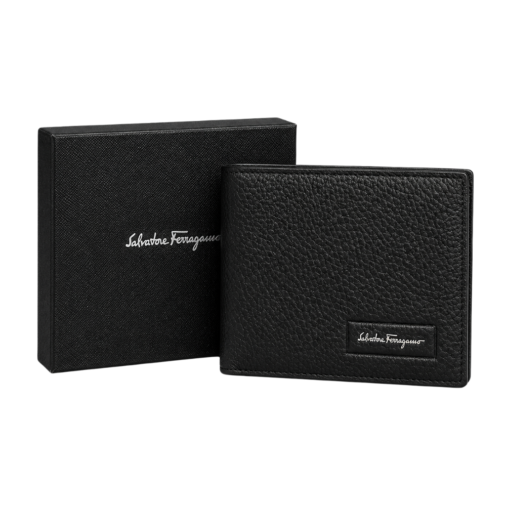 CARTERA SALVATORE FERRAGAMO "NEGRA CUERO"
