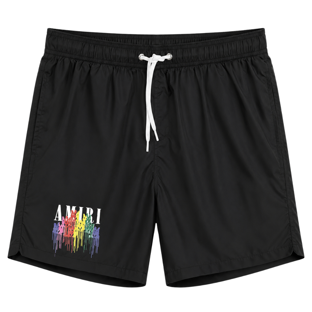 SHORT DE PLAYA AMIRI "NEGRO GRAFFITI"