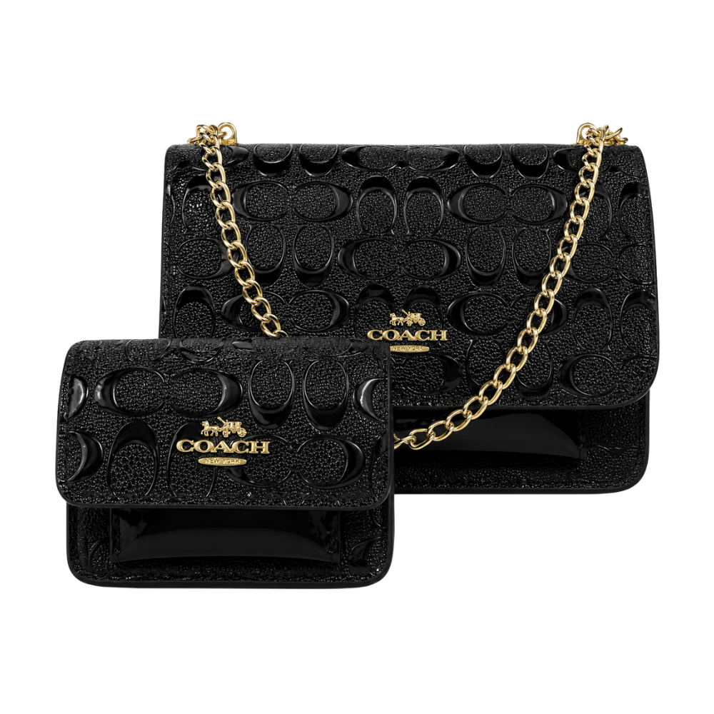 BOLSA COACH DUO CARTERA "NEGRA"