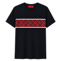 PLAYERA CAROLINA HERRERA "NEGRA LINEA ROJA"