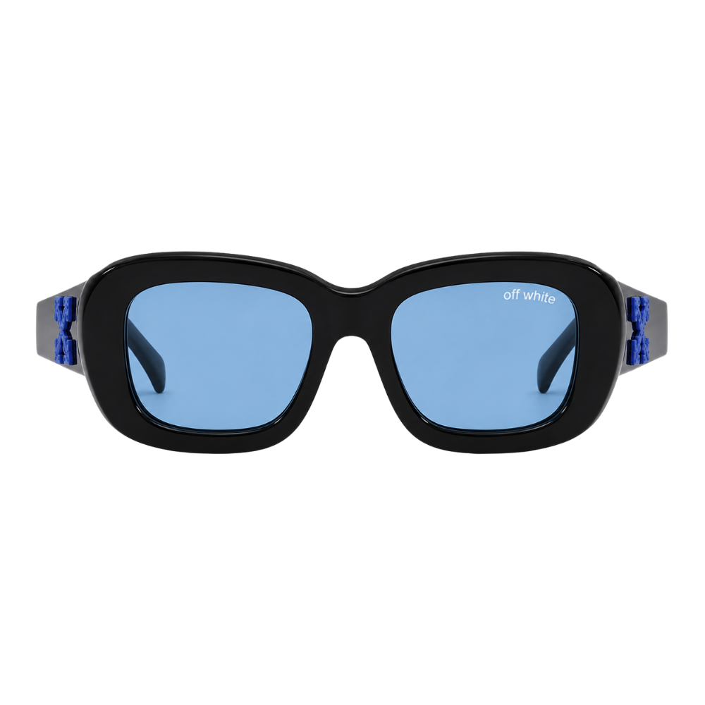 LENTES OFF WHITE "NEGROS LENTE AZUL"