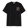 PLAYERA LOEWE "NEGRA ARCOIRIS"