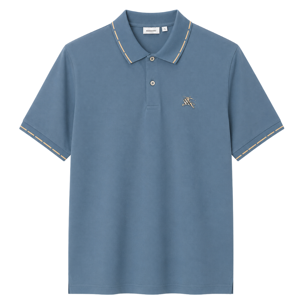 POLO BURBERRY "AZUL PIZARRA"