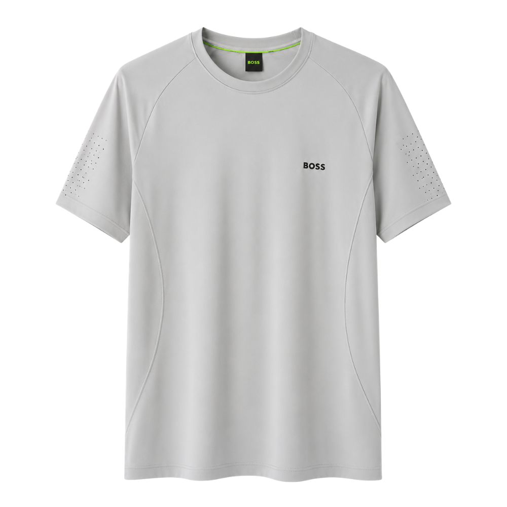 PLAYERA BOSS "DEPORTIVA GRIS"