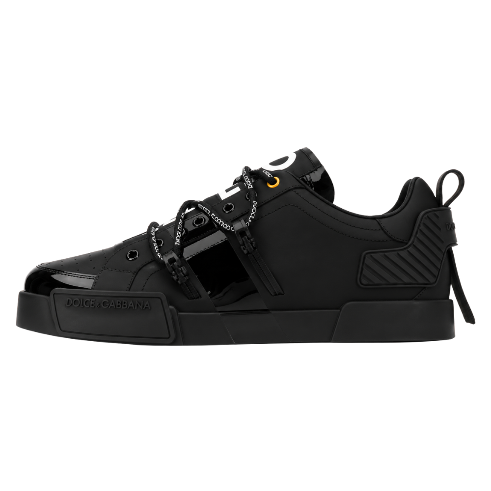 TENIS DOLCE & GABBANA PORTOFINO "CORREA NEGROS"