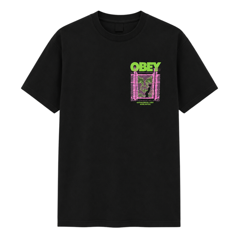 PLAYERA OBEY "NEGRA OBEY VERDE"