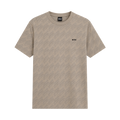 PLAYERA BOSS "MONOGRAMA GRIS"