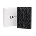 CARTERA DIOR "NEGRA CON PLACA"