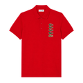 POLO LACOSTE "ROJO 5 COCODRILOS"